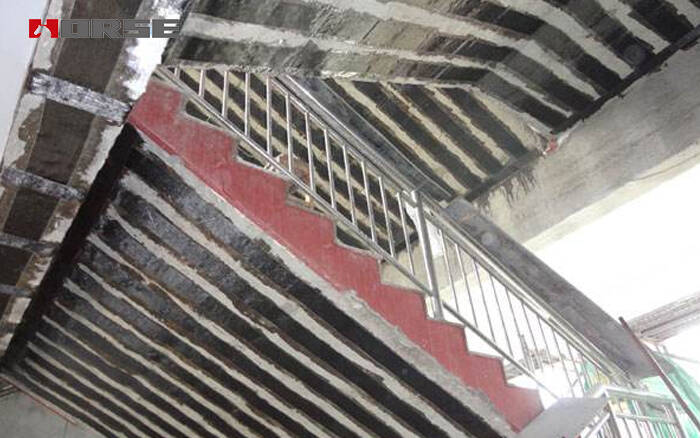 P malzemelerle merdiven güçlendirme P malzemelerle merdiven güçlendirme