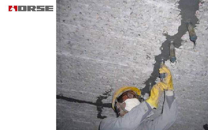 At çatlak enjeksiyon yapıştırıcısı tarafından üretilen çatlak rapir