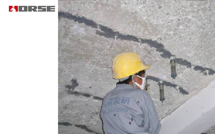 At çatlak enjeksiyon yapıştırıcısı tarafından üretilen çatlak rapir