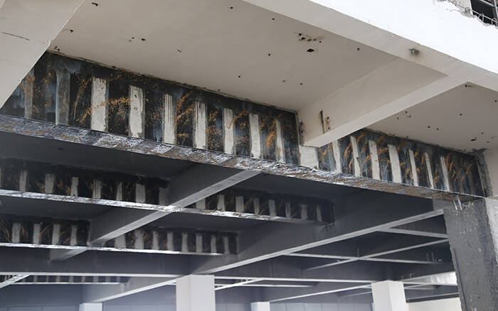 Karbon fiber kumaş takviyeli beton kiriş Karbon fiber kumaş takviyeli beton kiriş