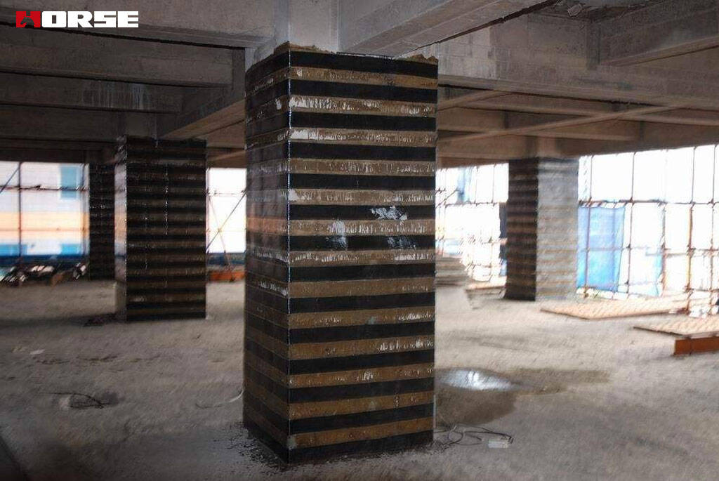 karbon fiber takviyeli beton kolon