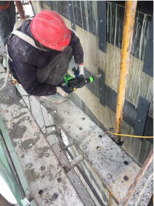 CFRP Güçlendirme Beton Silo Duvarı CFRP Güçlendirme Beton Silo Duvarı
