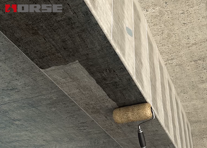 substrata karbon fiber yapıştırıcı uygulayın substrata karbon fiber yapıştırıcı uygulayın