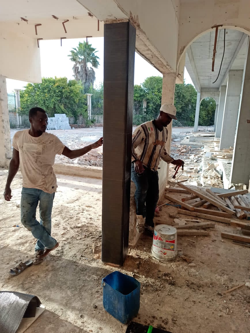 CFRP Güçlendirme Libya Ticari Binası CFRP Güçlendirme Libya Ticari Binası