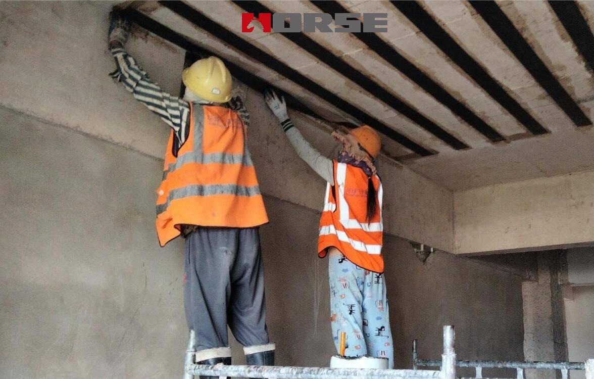 Karbon fiber ile levhaların güçlendirilmesi