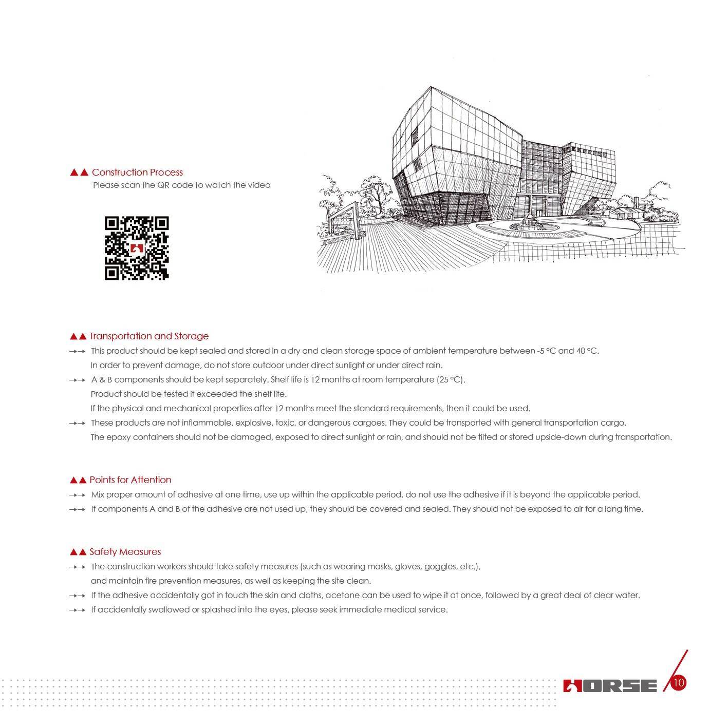 FRP güçlendirme için at karbon lif yapışqanı