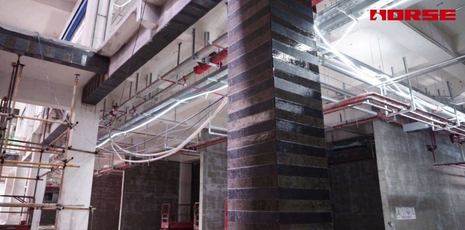 Döşeme Plakası Sökümü Sonrası Karbon Fiber ile Yapısal Güçlendirme Döşeme Plakası Sökümü Sonrası Karbon Fiber ile Yapısal Güçlendirme