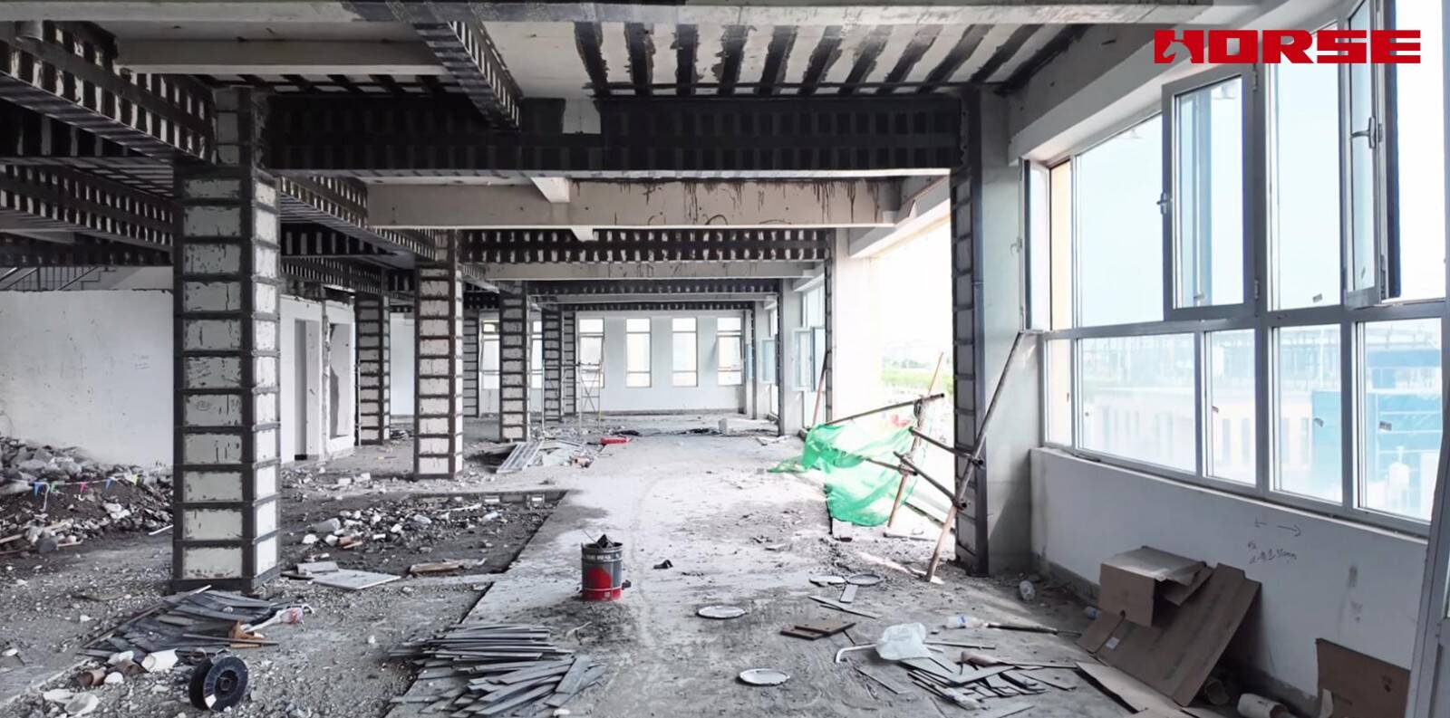Ticari'den Yaşlı Bakım Tesisine Dönüşüm için Yapısal Güçlendirme -- Carbon Fiber & Steel Jacketing Ticari'den Yaşlı Bakım Tesisine Dönüşüm için Yapısal Güçlendirme -- Carbon Fiber & Steel Jacketing