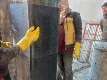 Kolonlar için Basınç Dayanımında Karbon Fiber