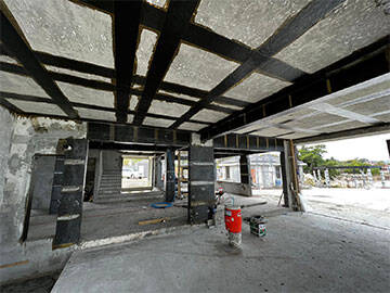 Deniz Meltemi Erozyon Villası ve Karbon Fiberle Güçlendirme