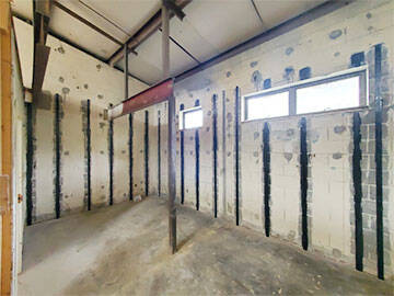 Karbon Fiber Alt Zemin Duvar Güçlendirmesi